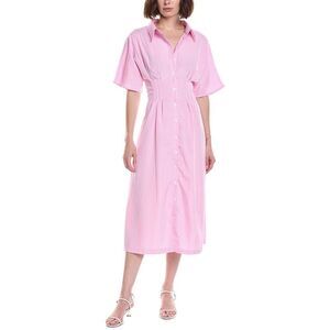 Colette Rose Womens  Striped Shirtdress, Pink